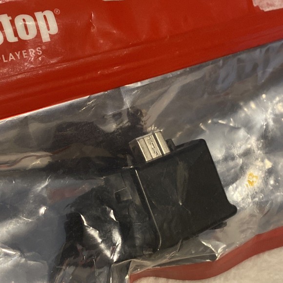 Motion Plus Adapter For Nintendo Wii  Black Adapter Game Stop Pre-owned Sealed - Picture 3 of 8